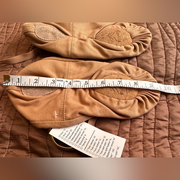 SANSHA Ligne Danse Ballet Slippers Pro 1C Tan / Flesh Size 10M NWT - Picture 9 of 9